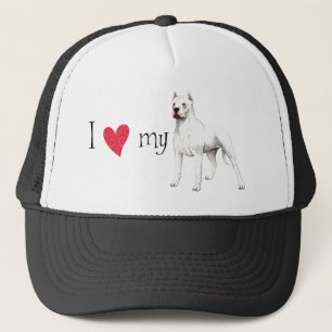 Gorra De Camionero Amo mi Dogo Argentino