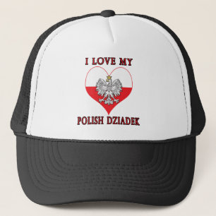 Gorra De Camionero Amo mi Dziadek polaco