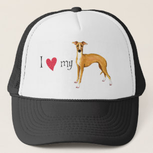 Gorra De Camionero Amo mi galgo italiano
