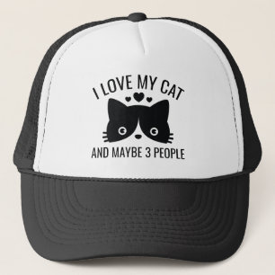 Gorra De Camionero Amo Mi Gato