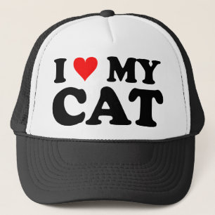 Gorra De Camionero Amo mi gato