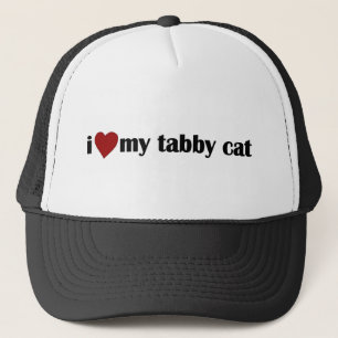 Gorra De Camionero Amo mi gato de Tabby