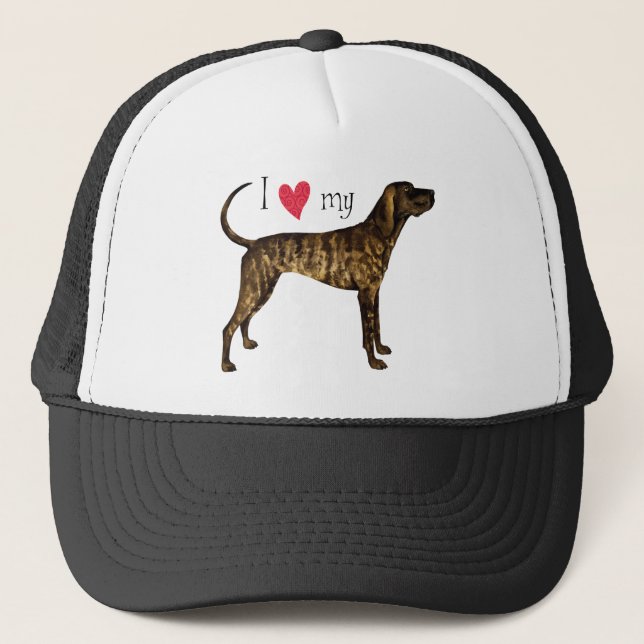 Gorra De Camionero Amo mi Hound de lott (Anverso)