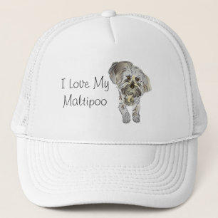 Gorra De Camionero Amo mi Maltipoo