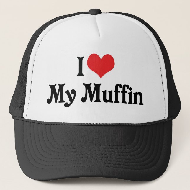 Gorra De Camionero Amo Mi Muffin (Anverso)