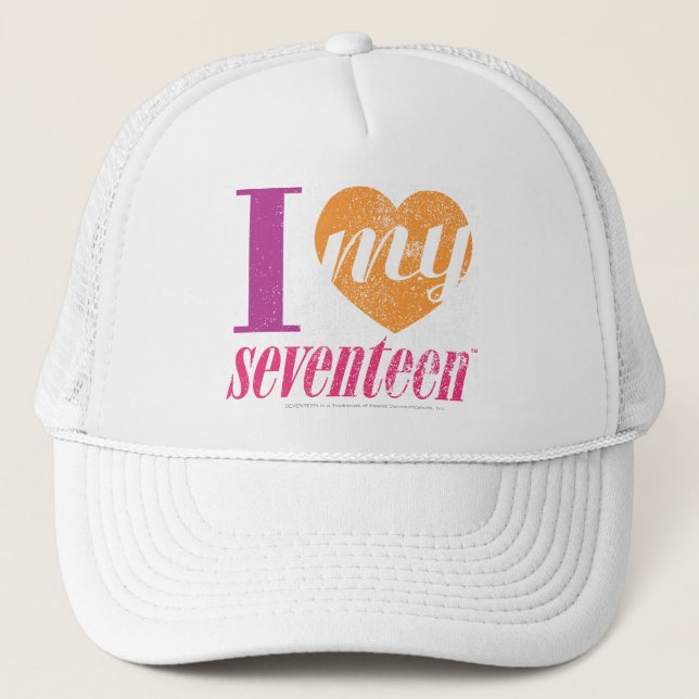 Gorra De Camionero Amo mi naranja 17 (Anverso)