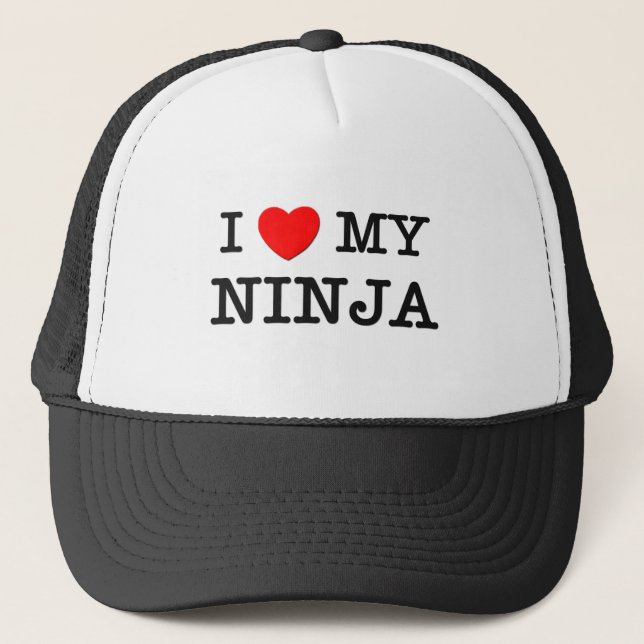Gorra De Camionero Amo mi NINJA (Anverso)