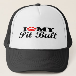 Gorra De Camionero Amo mi pitbull