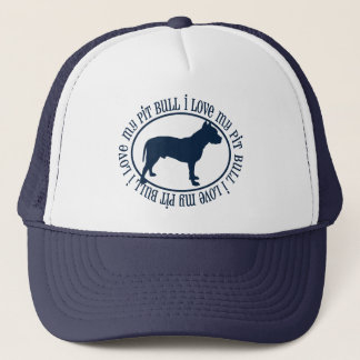 Gorra De Camionero Amo Mi Pitbull