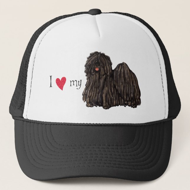 Gorra De Camionero Amo mi Puli (Anverso)