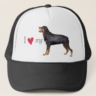 Gorra De Camionero Amo mi Rottweiler