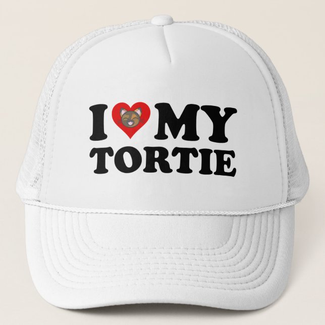 Gorra De Camionero Amo Mi Tortie (Anverso)