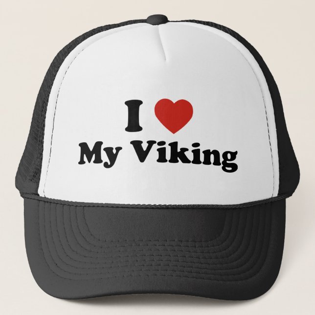 Gorra De Camionero Amo Mi Viking (Anverso)