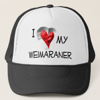 Gorra De Camionero Amo Mi Weimaraner