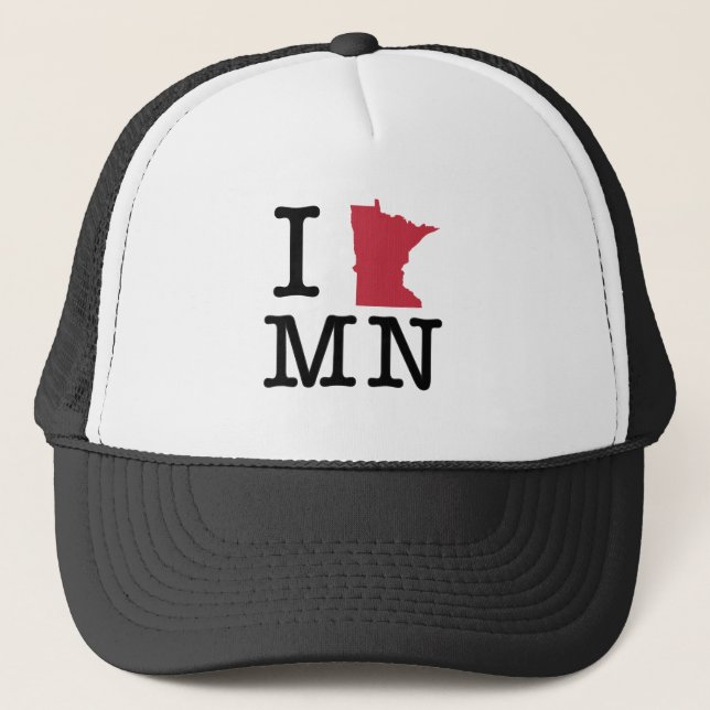 Gorra De Camionero Amo Minnesota (Anverso)