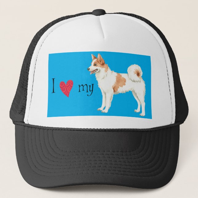 Gorra De Camionero Amo mis Norrbottenspets (Anverso)