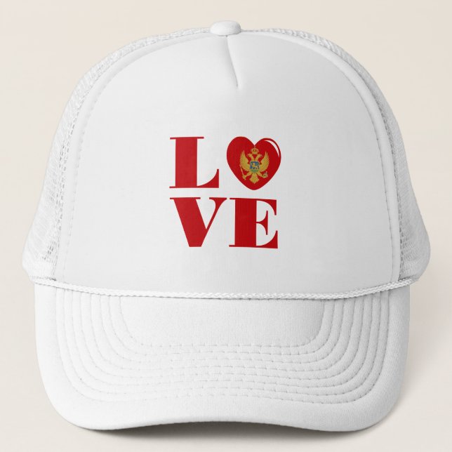 Gorra De Camionero Amo Montenegro (Anverso)