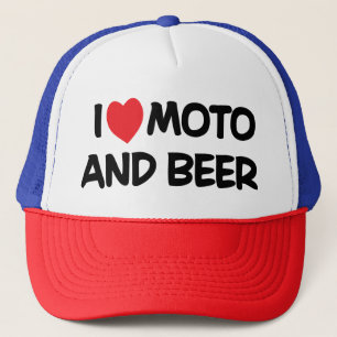 GORRA DE CAMIONERO AMO MOTO Y LA CERVEZA