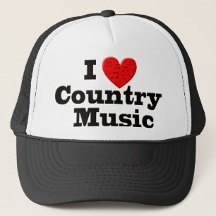 Gorra De Camionero Amo música country