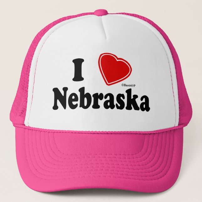 Gorra De Camionero Amo Nebraska (Anverso)