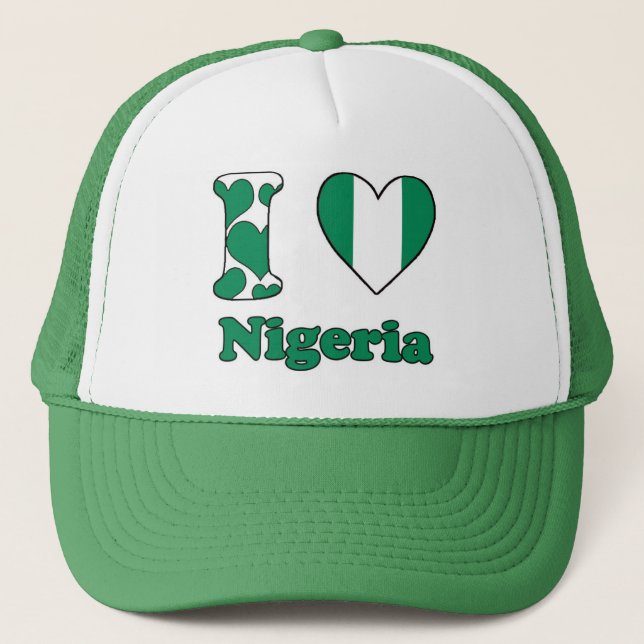 Gorra De Camionero Amo Nigeria (Anverso)