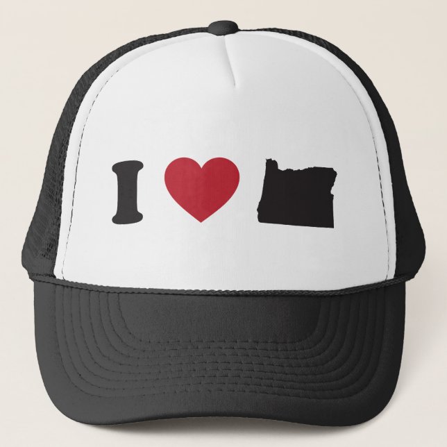 Gorra De Camionero Amo Oregon (Anverso)
