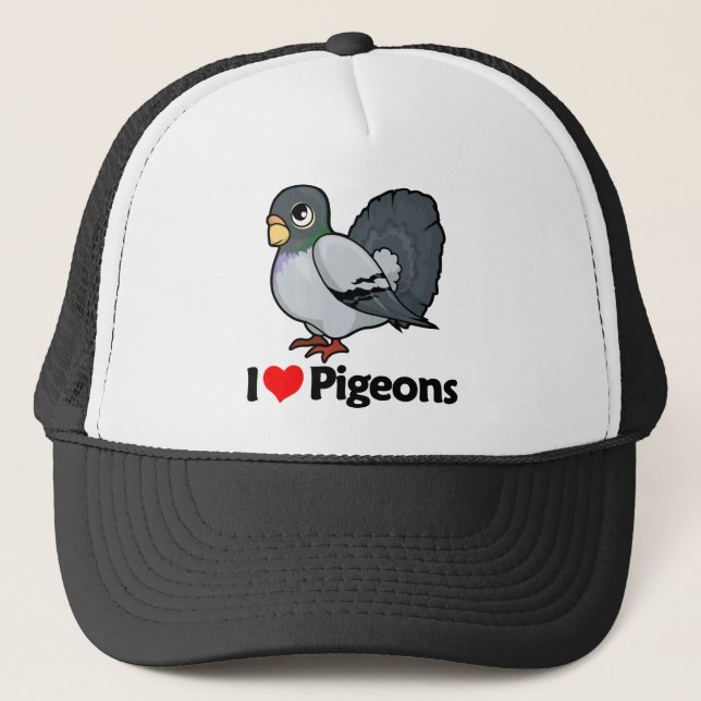 Gorra De Camionero Amo palomas (Anverso)