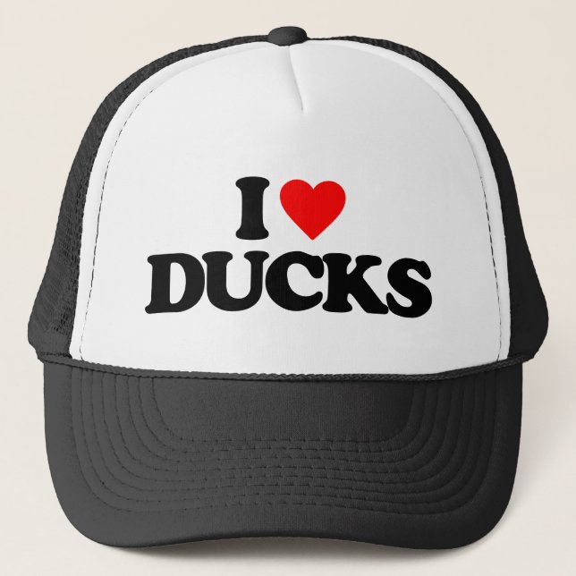 GORRA DE CAMIONERO AMO PATOS (Anverso)