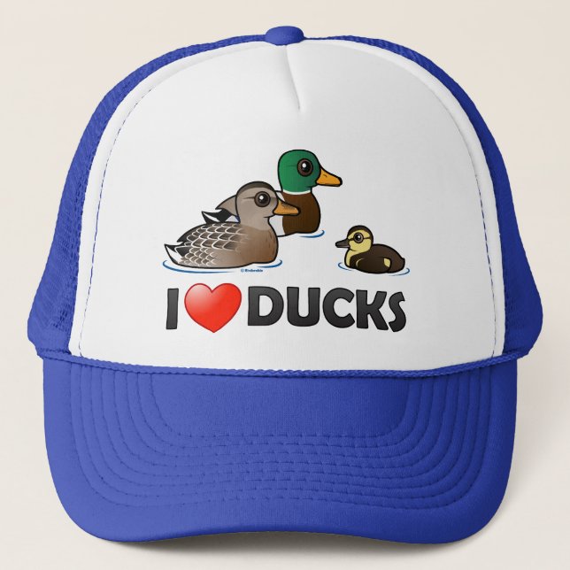 Gorra De Camionero Amo patos (Anverso)