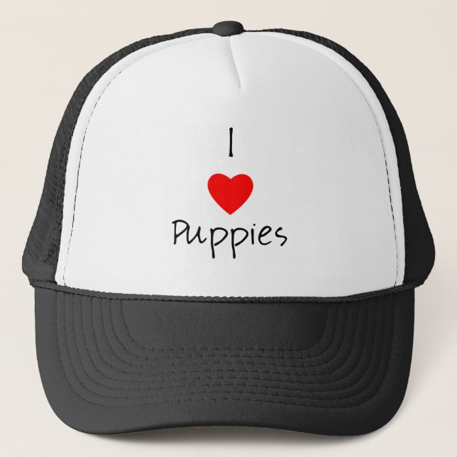 Gorra De Camionero Amo perritos (Anverso)