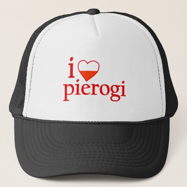 Gorra De Camionero Amo Pierogi (Anverso)