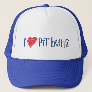 Gorra De Camionero Amo pitbulls