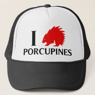 Gorra De Camionero Amo puercos espines