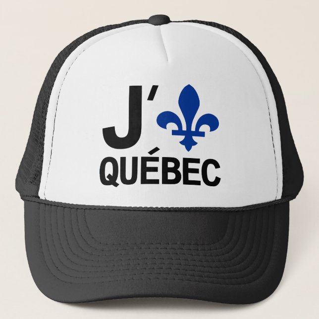 Gorra De Camionero Amo Quebec (Anverso)