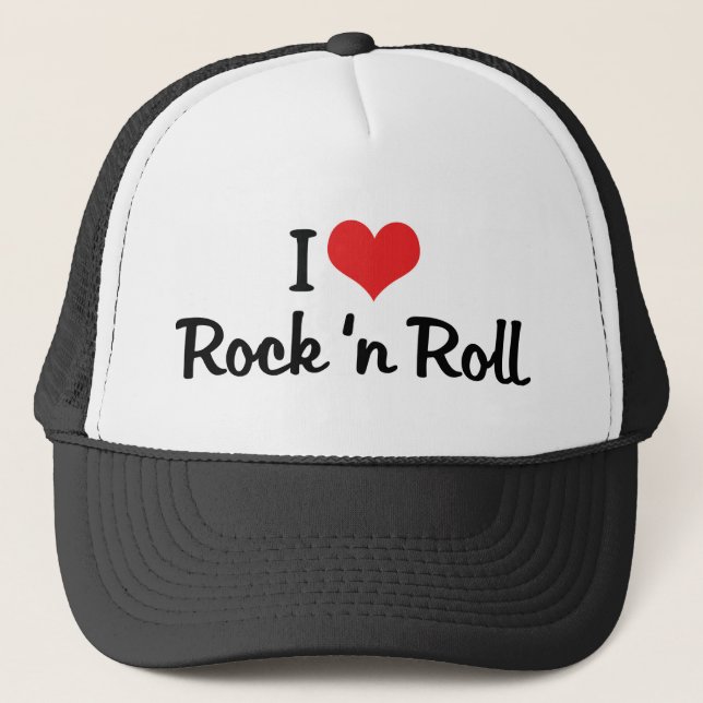 Gorra De Camionero Amo Rock 'n Roll (Anverso)