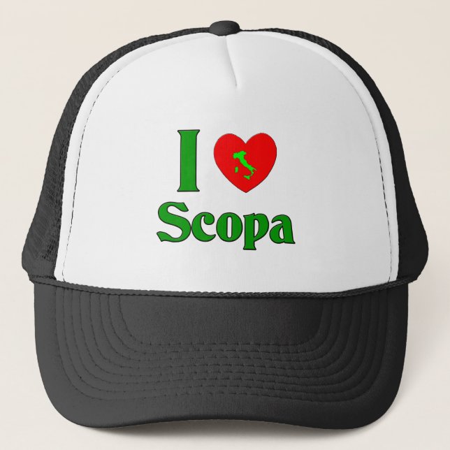 Gorra De Camionero Amo Scopa (Anverso)