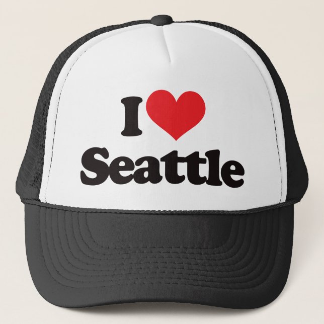 Gorra De Camionero Amo Seattle (Anverso)