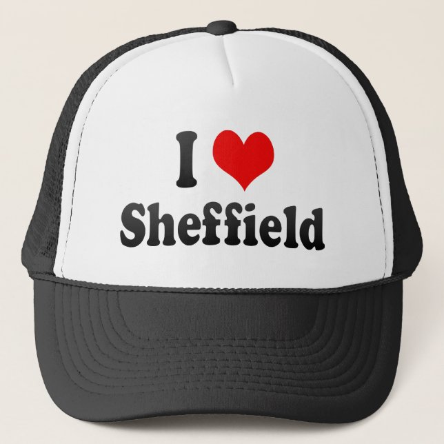 Gorra De Camionero Amo Sheffield, Reino Unido (Anverso)