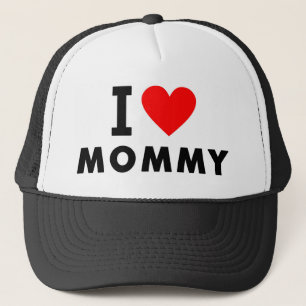Gorra De Camionero amo símbolo de la madre del mensaje de texto de l
