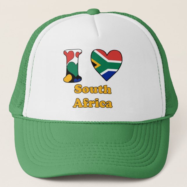 Gorra De Camionero Amo Sudáfrica (Anverso)