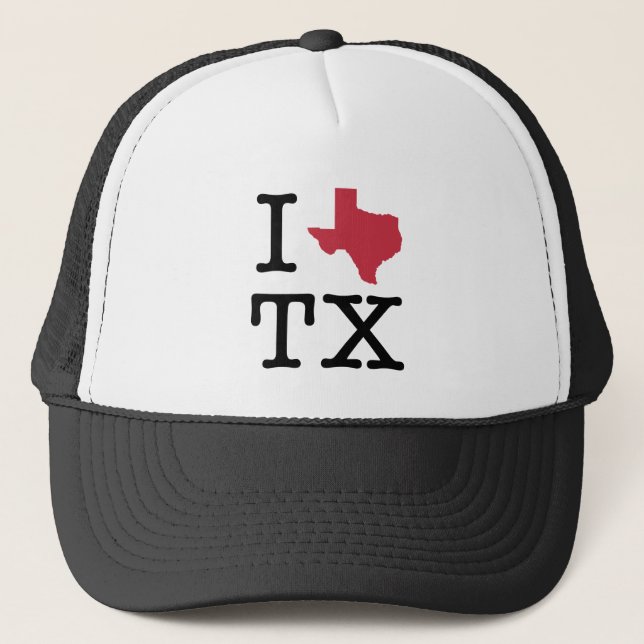 Gorra De Camionero Amo Tejas (Anverso)