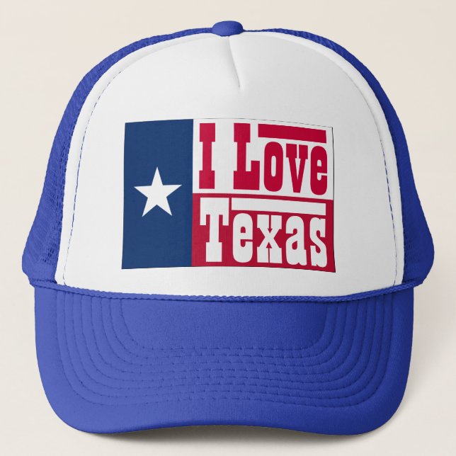 Gorra De Camionero Amo Tejas (Anverso)