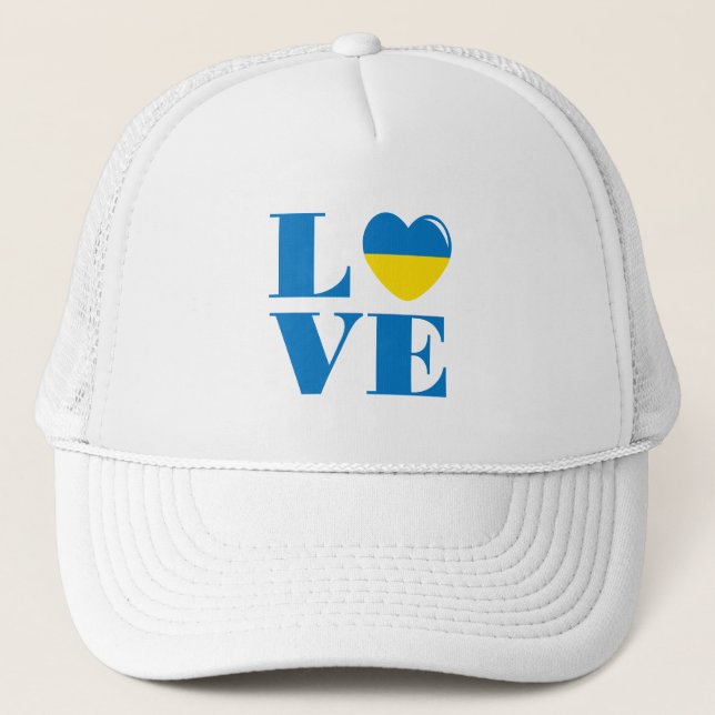 Gorra De Camionero Amo Ucrania (Anverso)