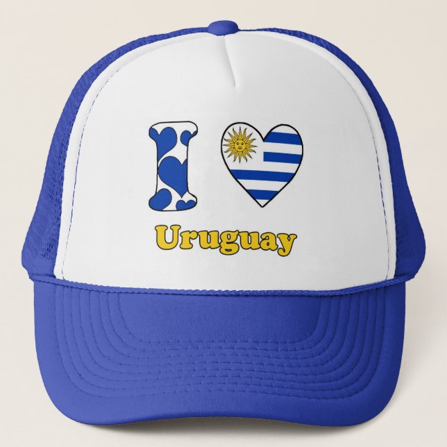 Gorra De Camionero Amo Uruguay (Anverso)