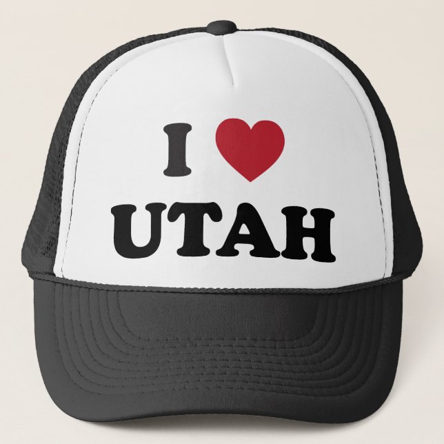 Gorra De Camionero Amo Utah (Anverso)