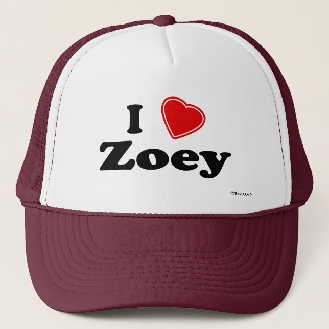 Gorra De Camionero Amo Zoey (Anverso)
