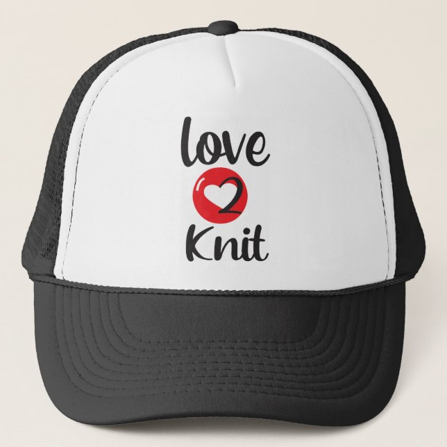 Gorra De Camionero amor 2 Knit (Anverso)