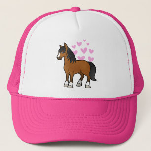 Gorra De Camionero Amor a los caballos