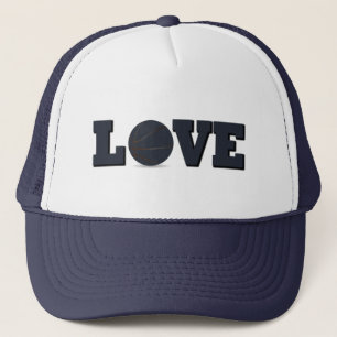 Gorra De Camionero amor al baloncesto con baloncesto azul