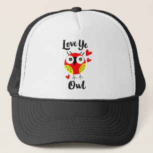 Gorra De Camionero amor búho